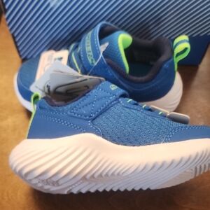 Skechers Kids Blue and Green Sneakers